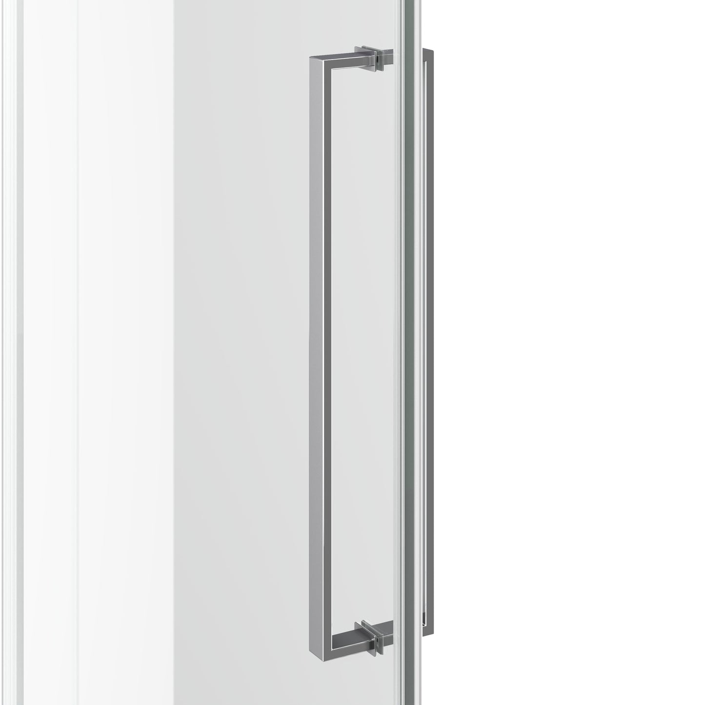 Corner Shower 48x36x84 Chrome - 8mm